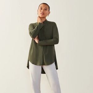 ADAY Something borrowed shirt in Moss